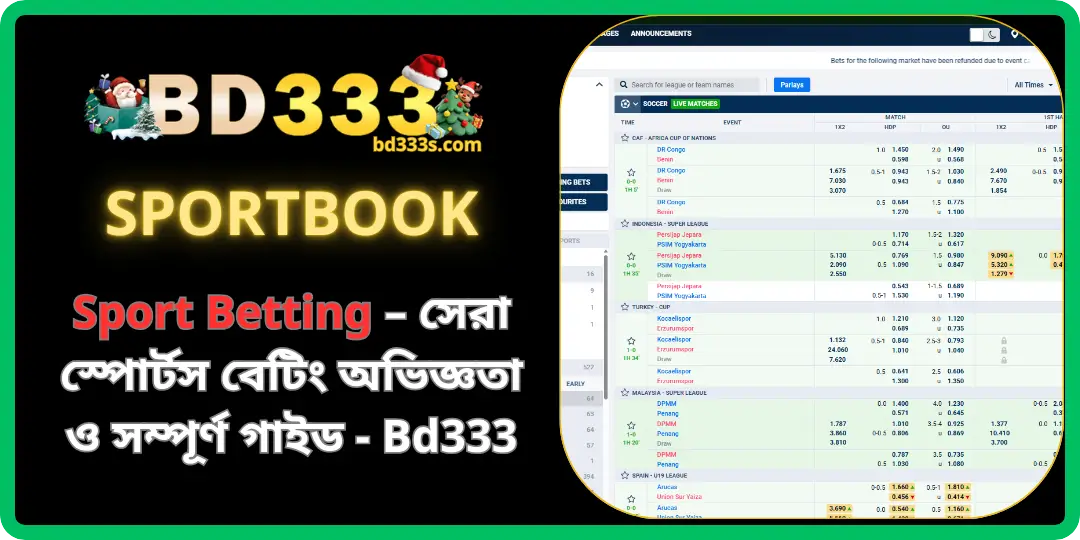 Sport Betting – সেরা স্পোর্টস বেটিং অভিজ্ঞতা ও সম্পূর্ণ গাইড - Bd333 1 Sport Betting bd333