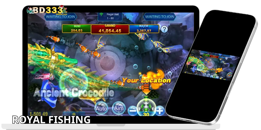 BD333-এ JILI Game এর Royal Fishing – রাজকীয় ফিশিং অভিজ্ঞতা ও বিস্তারিত খেলার নির্দেশনা 2 interface Royal Fishing